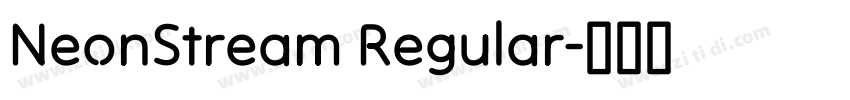 NeonStream Regular字体转换